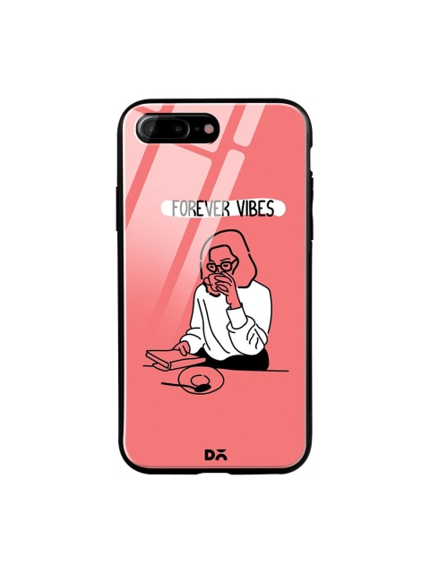 

DailyObjects Pink & White Forever Vibes iPhone 7 Plus Glass Case