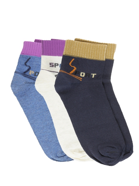 

Dollar Men Pack of 3 Assorted Ankle-Length Socks