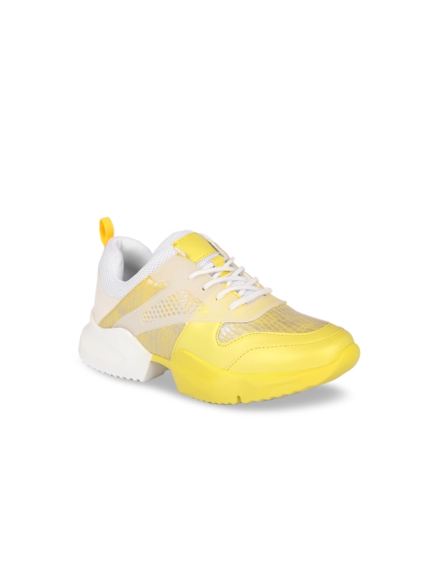 

Sole To Soul Women Yellow Walking Shoes