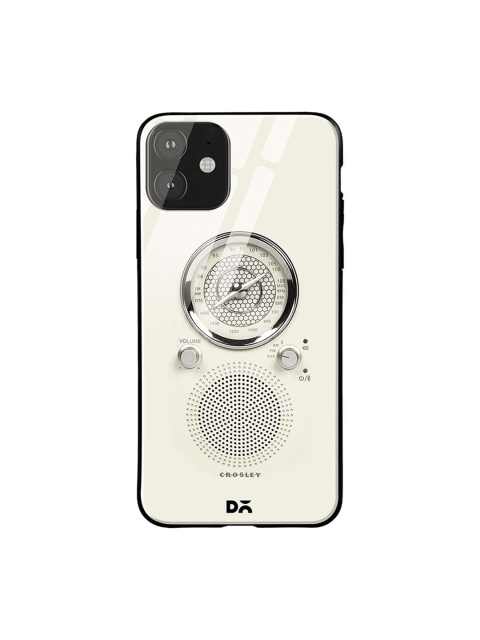 DailyObjects White & Grey Crosly Radio iPhone 11 Glass Case