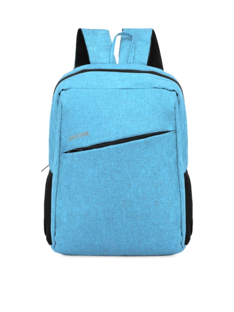 LOUIS CARON Unisex Blue Solid Backpack
