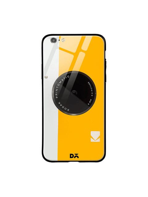

DailyObjects Yellow & Grey Kodak iPhone 6S Glass Case