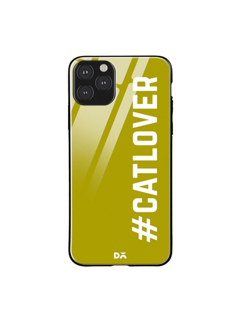 

DailyObjects Green & White Cat Lover iPhone 11 Pro Max Glass Case