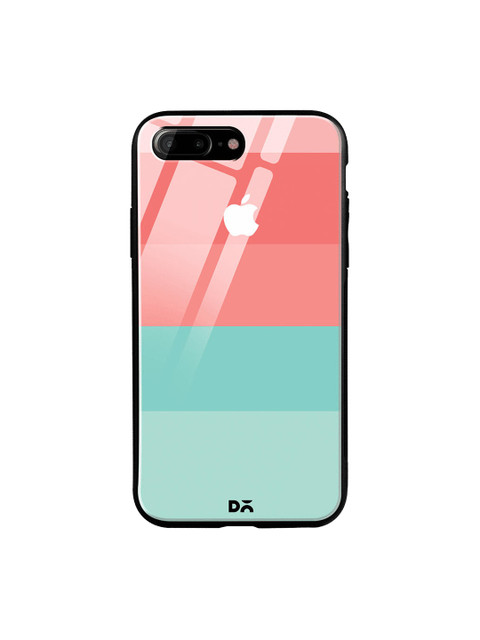 

DailyObjects Green & Pink Pastel Quin iPhone 7 Plus Glass Case