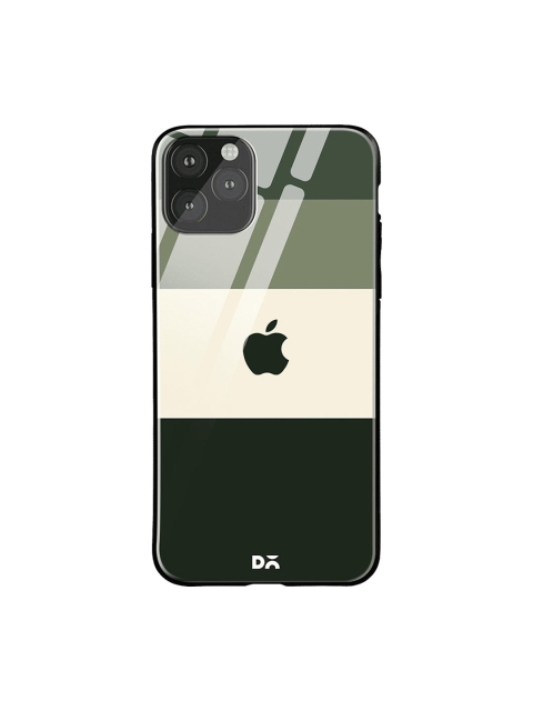 

DailyObjects Green & Beige Quad iPhone 11 Pro Glass Cover