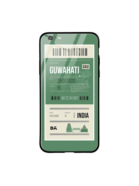 

DailyObjects Green & White Guwahati City Tag iPhone 6 Glass Case