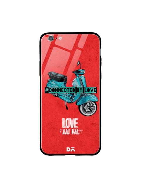 

DailyObjects Red & Blue Love Scooter iPhone 6 Glass Case