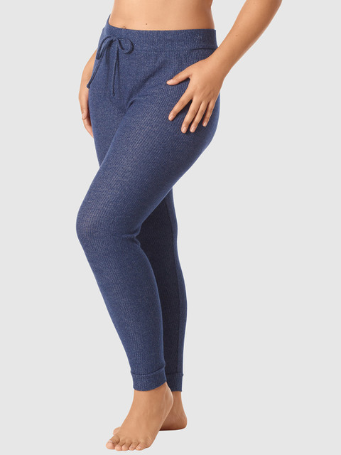 

La Senza Women Navy Blue Solid Lounge Pants