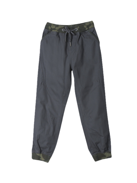 

Cherokee Boys Grey Regular Fit Solid Joggers