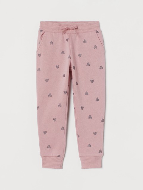 

H&M Girls Pink Printed Joggers
