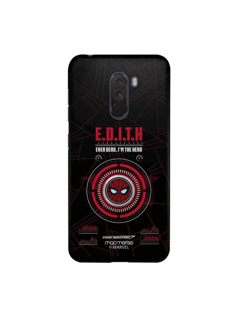 

macmerise Black & Red Marvel Comics Hello Edith Sublime Xiaomi Poco F1 Back Case