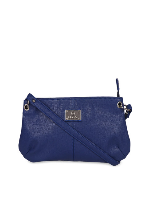 

OsaiZ Women Blue Solid Sling Bag