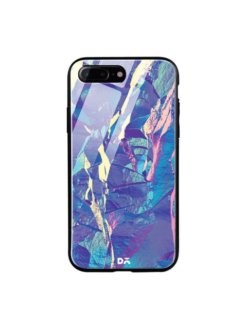 

DailyObjects Blue & Purple Iceberg Holo Stone iPhone 7 Plus Glass Cover