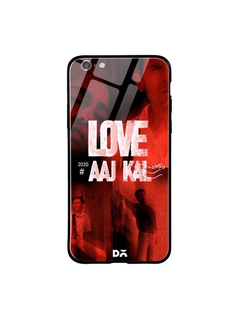 

DailyObjects Red & Black Love Connection iPhone 6 Glass Case