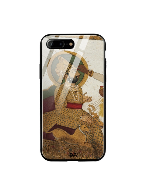 

DailyObjects Yellow & Green Royal Tiika iPhone 7 Plus Glass Cover