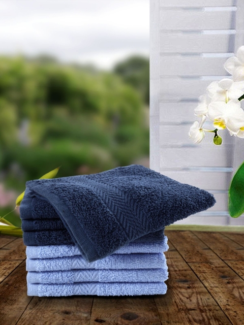 

BIANCA Set of 8 Cotton 400 GSM Face Towels, Multi