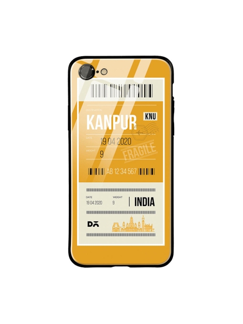 

DailyObjects Orange & Beige Kanpur City Tag iPhone 7 Glass Cover