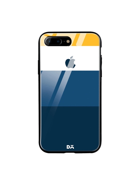 

DailyObjects Blue & Yellow Sunrise Quad iPhone 7 Plus Glass Case