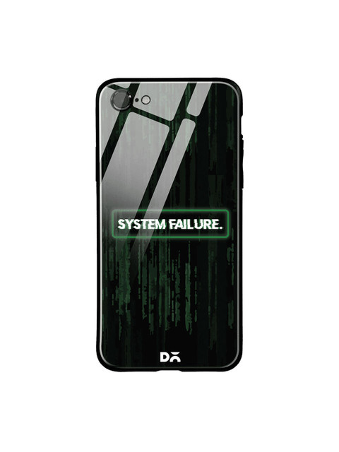 

DailyObjects Black & White System Failure iPhone 7 Glass Case