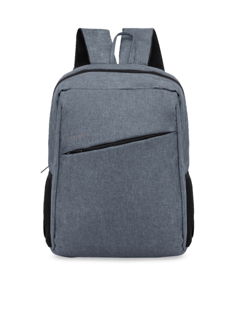 

LOUIS CARON Unisex Grey Solid Backpack