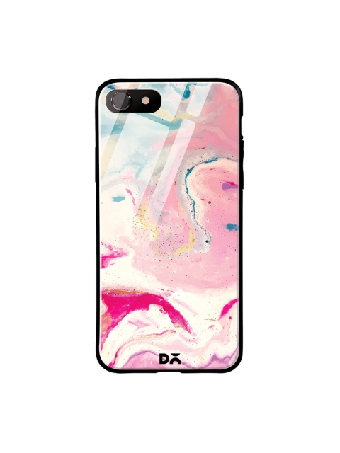 

DailyObjects Pink & Cream-Coloured Shades Of Marble iPhone 7 Glass Case