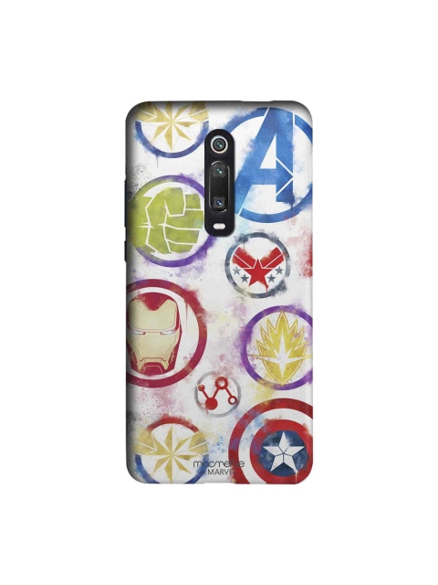 

macmerise Grey & Blue Marvel Comics Avengers Icons Graffiti Sublime Xiaomi Redmi K20 Pro Back Case