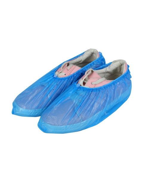 

LONDON FASHION Unisex Blue Plastic Disposable Shoe Cover