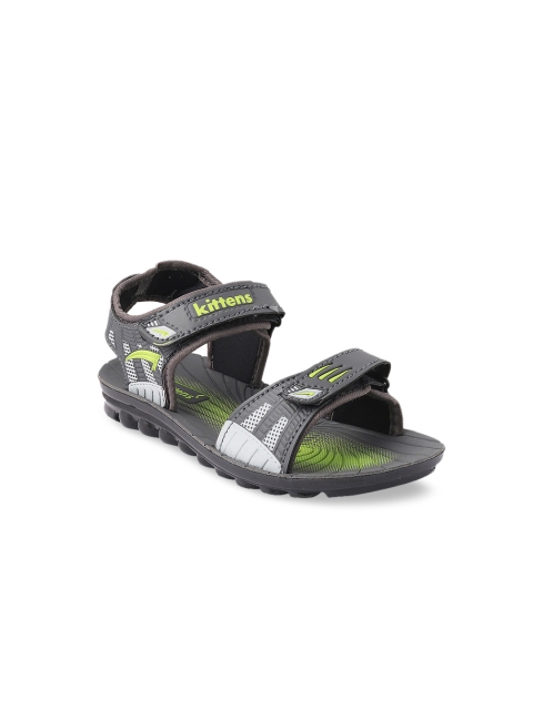 

Kittens Boys Green & Grey Colourblocked Comfort Sandals