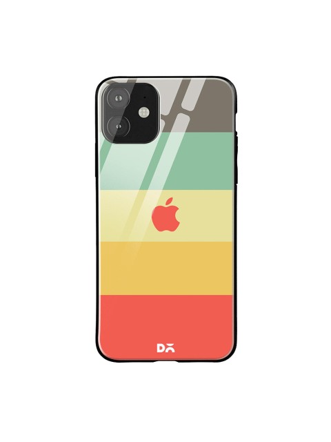 

DailyObjects Pink & Yellow Rainbow Quin iPhone 11 Glass Case