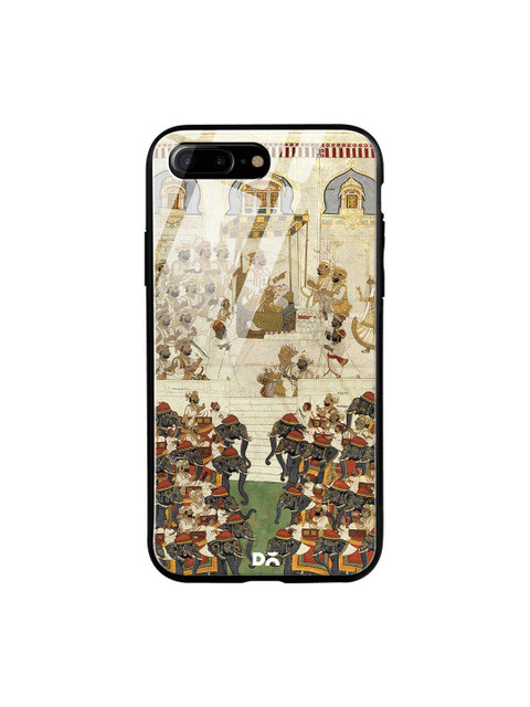 

DailyObjects Grey & Beige Royal Decree iPhone 7 Plus Glass Case