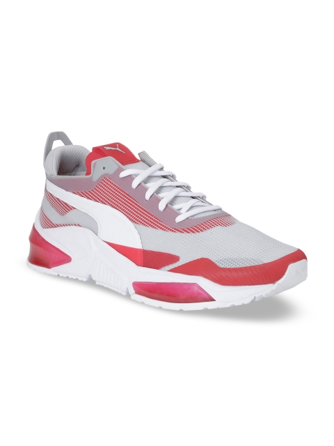

Puma Unisex Grey & Red LQDCell Optic XI Running Shoes