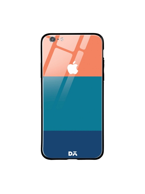 

DailyObjects Blue & Peach-Coloured Dark Triplet iPhone 6 Glass Case