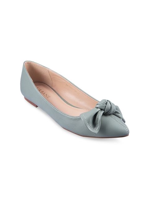 

URBANE Women Green Bow Detail Ballerinas