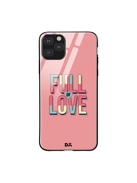 

DailyObjects Pink & Blue Full Of Love iPhone 11 Pro Max Glass Case