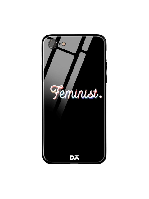 

DailyObjects Black & White The Feminist iPhone 7 Glass Case