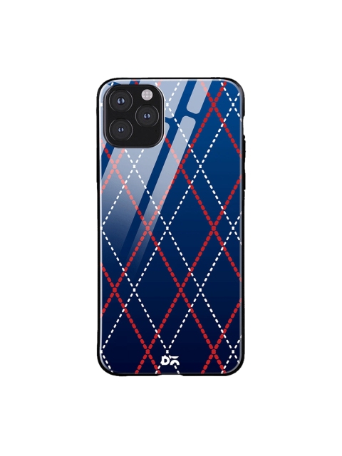 

DailyObjects Blue & White Nightfall Diamond Rope iPhone 11 Pro Max Glass Case