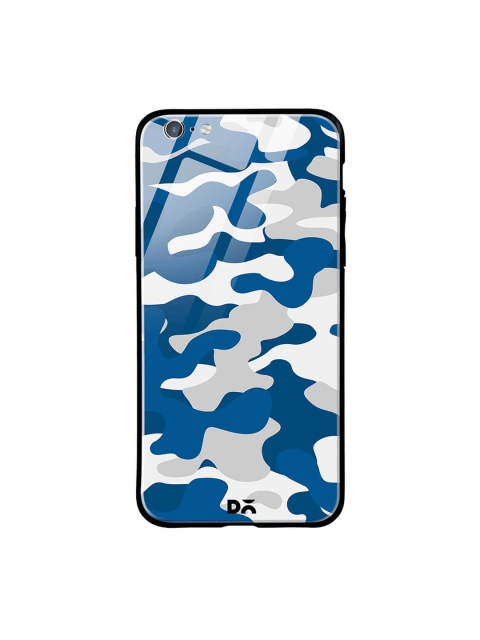 

DailyObjects Blue & White Camouflage iPhone 6S Glass Cover