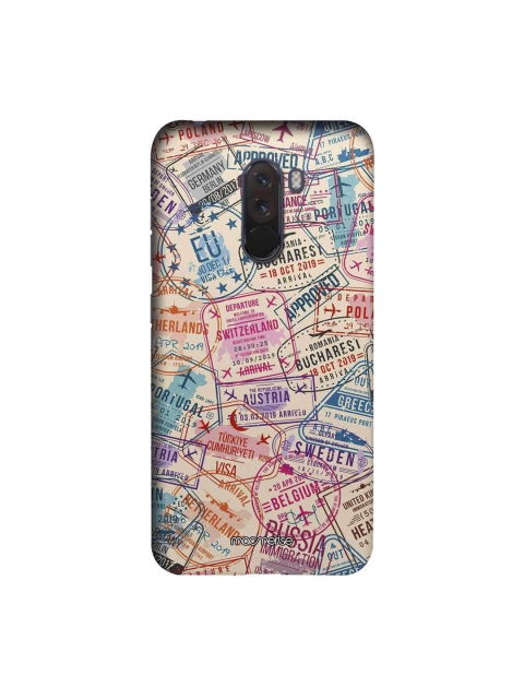 

macmerise Beige & Blue Immigration Stamps Sublime Xiaomi Poco F1 Back Case