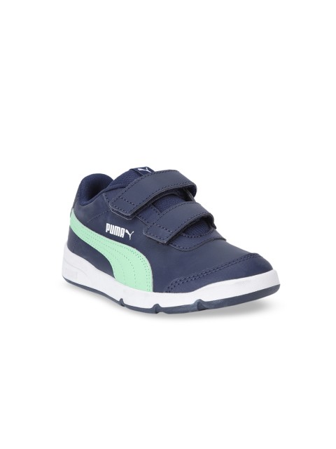 

Puma Kids Blue Colourblocked Sneakers