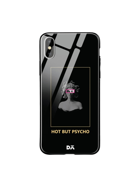 

DailyObjects Black & Grey Hot Psycho iPhone XS Glass Case
