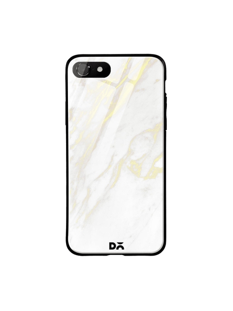 

DailyObjects Off-White & Yellow Marble 2 iPhone 7 Glass Cover