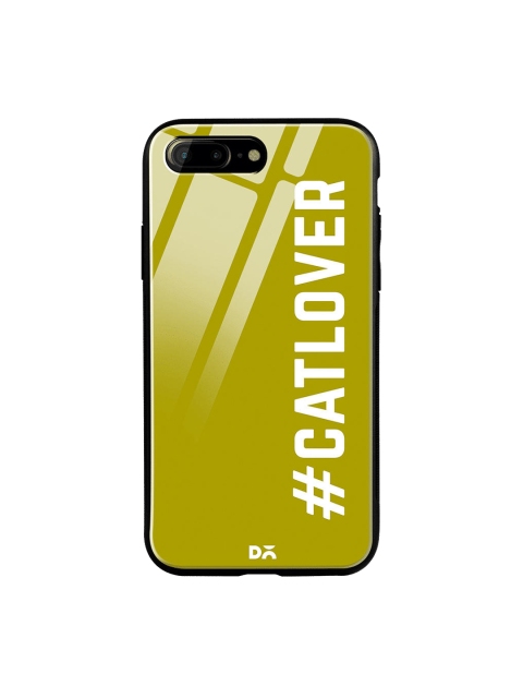 

DailyObjects Green & White Cat Lover iPhone 7 Plus Glass Case