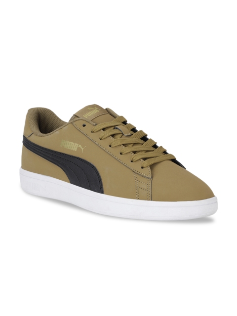 

Puma Unisex Khaki Smash v2 Buck Sneakers