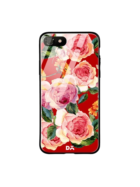 

DailyObjects Pink & Red Valley iPhone 7 Glass Case