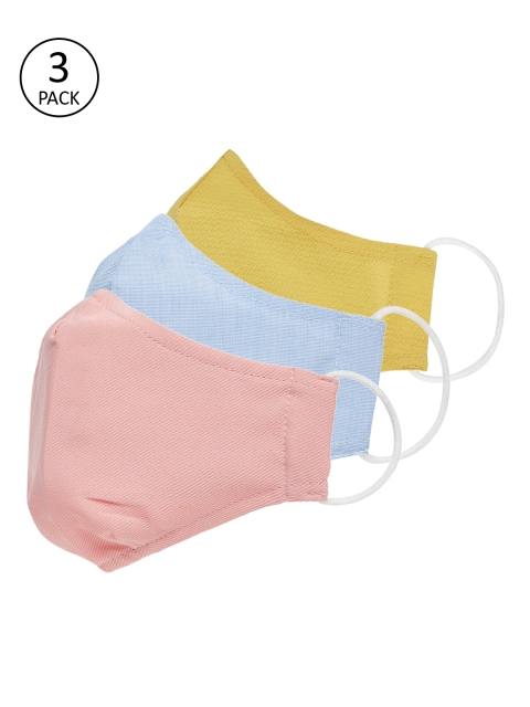 

Imfashini Women 3 Pcs 2 Ply Reusable Cloth Masks, Pink