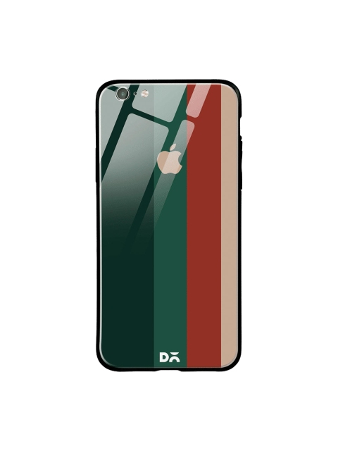 

DailyObjects Green & Red Vertical iPhone 6S Glass Case