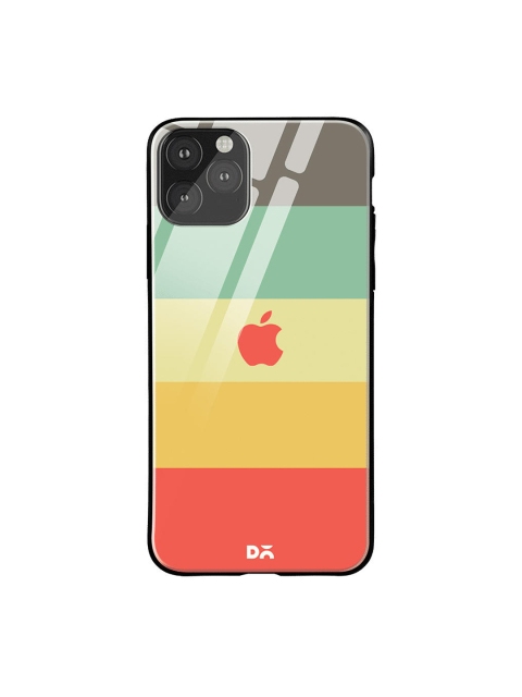 DailyObjects Pink & Yellow Rainbow Quin iPhone 11 Pro Max Glass Case