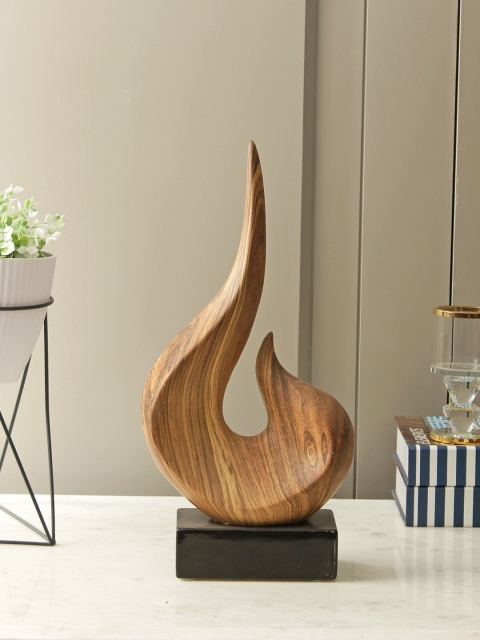 

Living Essence Brown Luna Ceramic Big Spark Sculpture Showpiece
