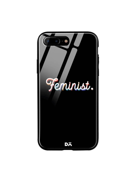 

DailyObjects Black & White The Feminist iPhone 7 Plus Glass Case