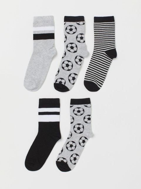

H&M Boys Multicoloured 5-Pack Socks, Multi
